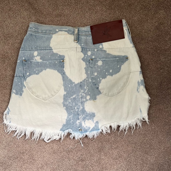 NWOT One Teaspoon Sea Drifter Vanguard Denim Skirt - Picture 8 of 11